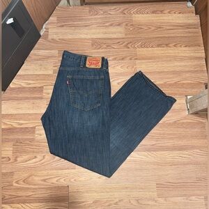 Levis 527 Jeans 38x32 Blue Low Rise Bootcut Denim Cowboy Western Rodeo Whisker